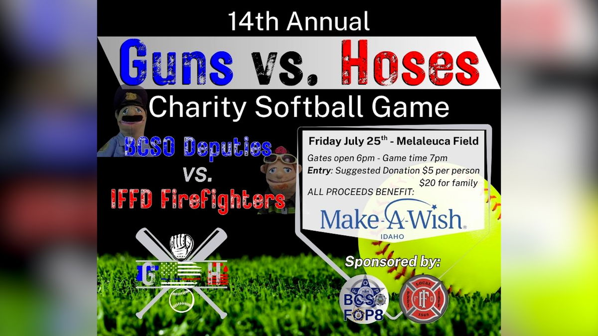 First responders and law enforcement step up to the plate for Make-A-Wish Idaho