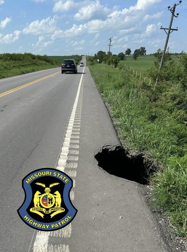 MoDOT to close portion of Highway 5 in Howard County for repairs related to sinkhole