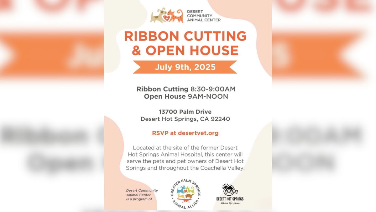Grand opening set for Desert Community Animal Center in Desert Hot Springs