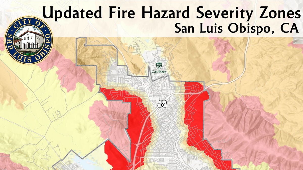 City of SLO Shares Latest Fire Hazard Severity Zones Map