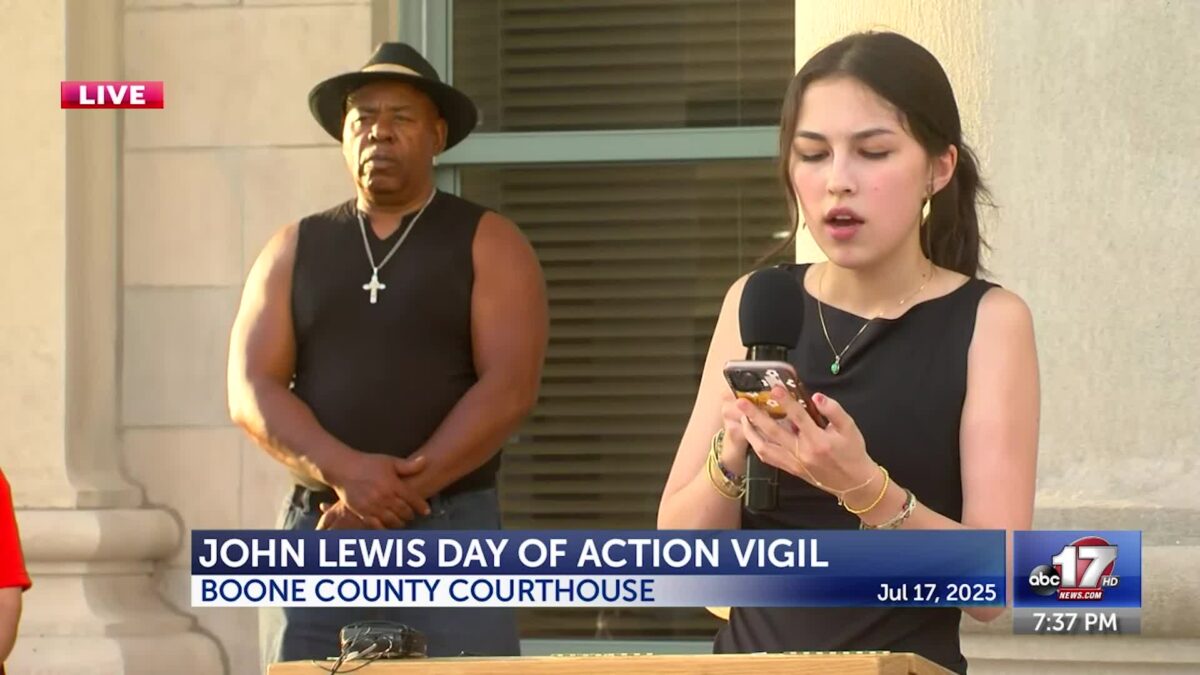 WATCH: Gathering outside Boone County Courthouse caps ‘Day of Action’ in Mid-Missouri