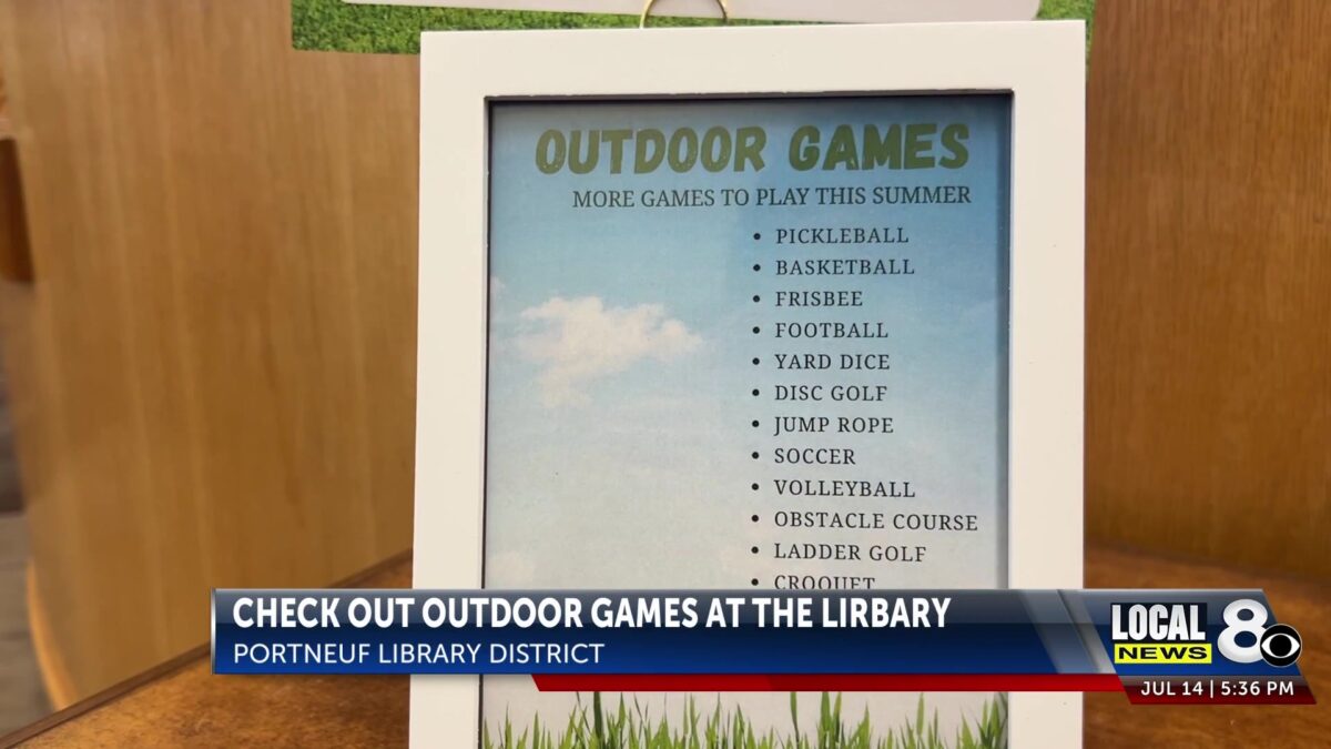 Play All Summer Long: Portneuf District Library highlights free game & sports equipment rentals