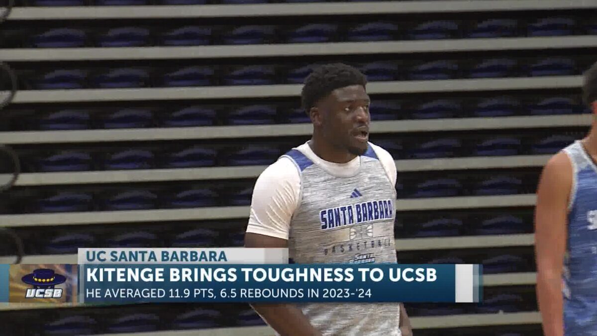 Kitenge is healthy again and is ready to bring energy and toughness to UCSB