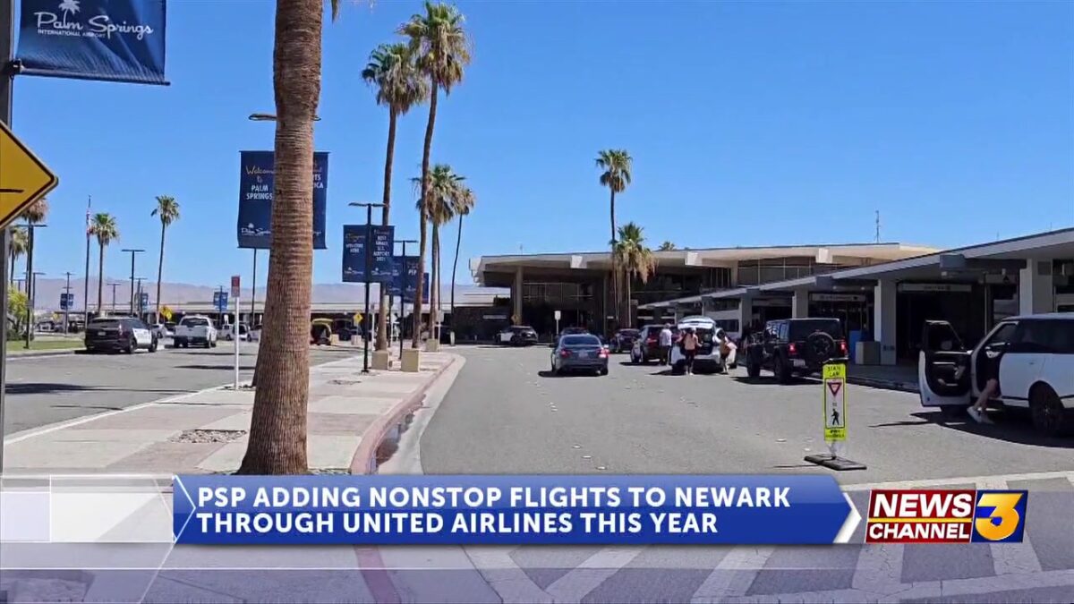 PSP adds nonstop flights to Newark through United Airlines later this year