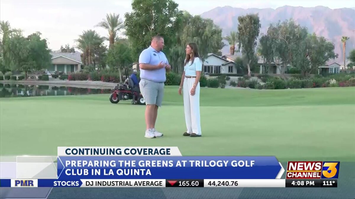 Dedicated groundskeepers keep fairways lush and green in the summer heat