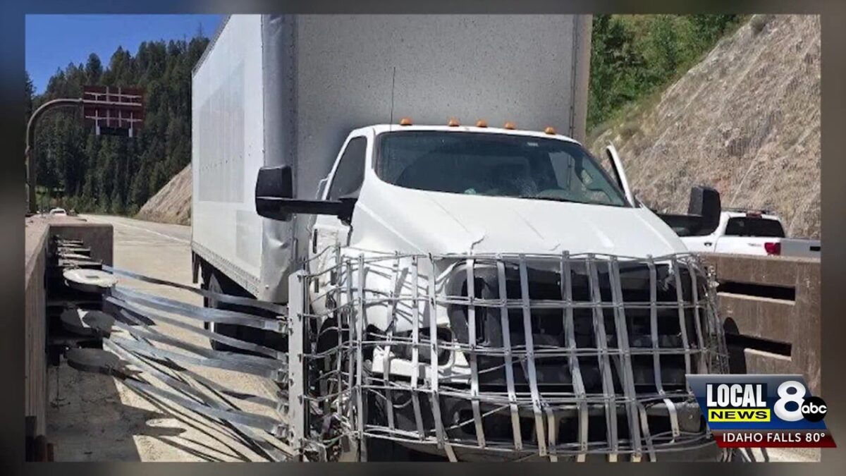 Teton Pass Catchnet System saves truck driver after brake loss