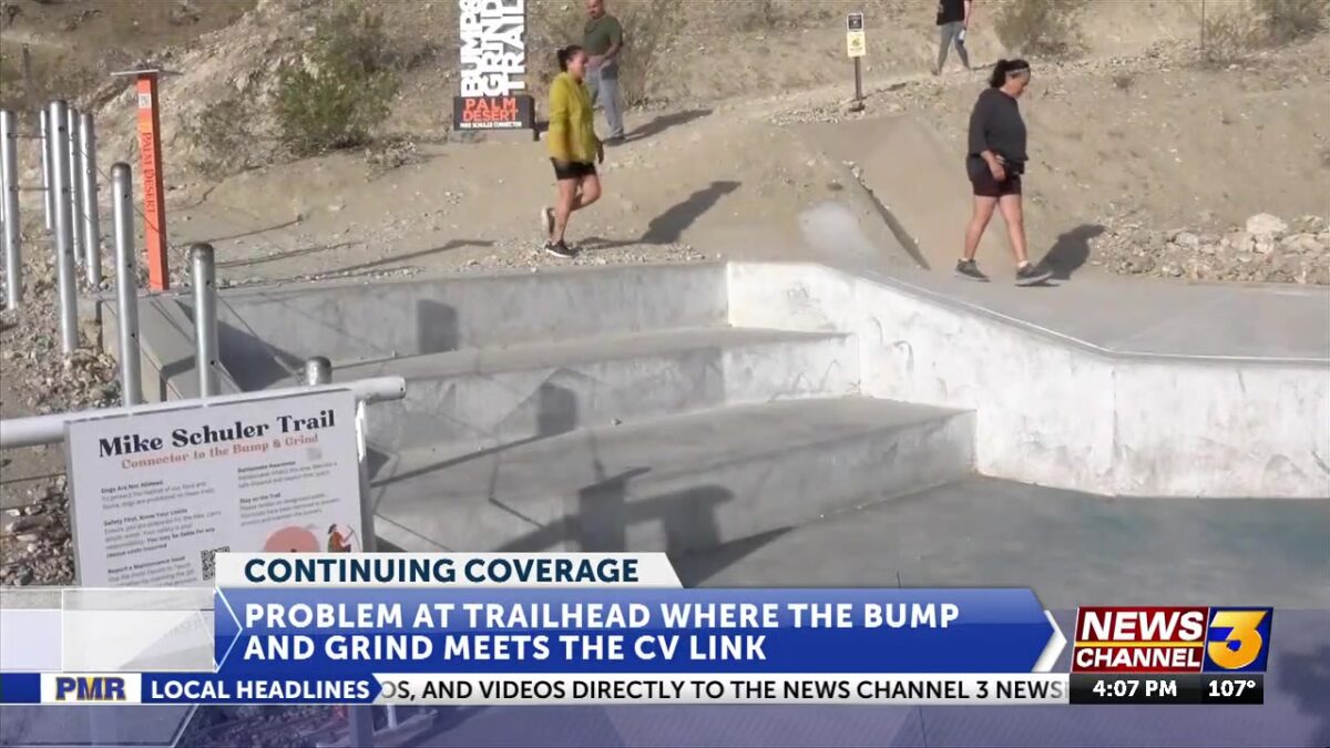 The problem at the trailhead where the Bump and Grind meets the CV Link