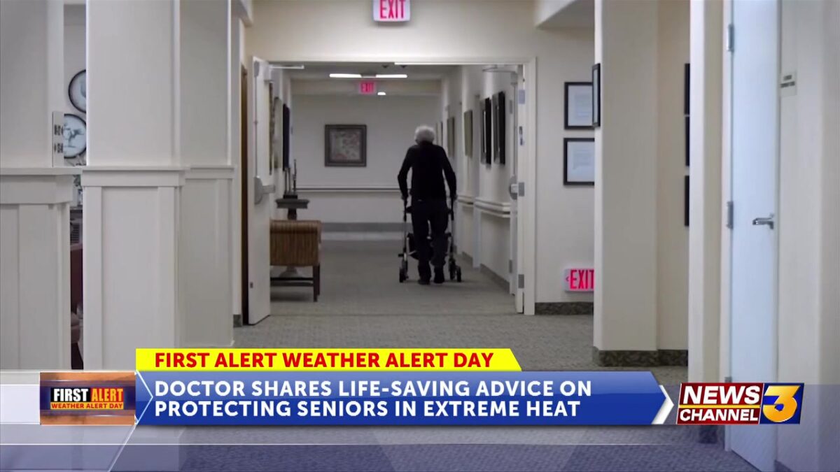 Doctor shares lifesaving advice on protecting seniors in extreme heat