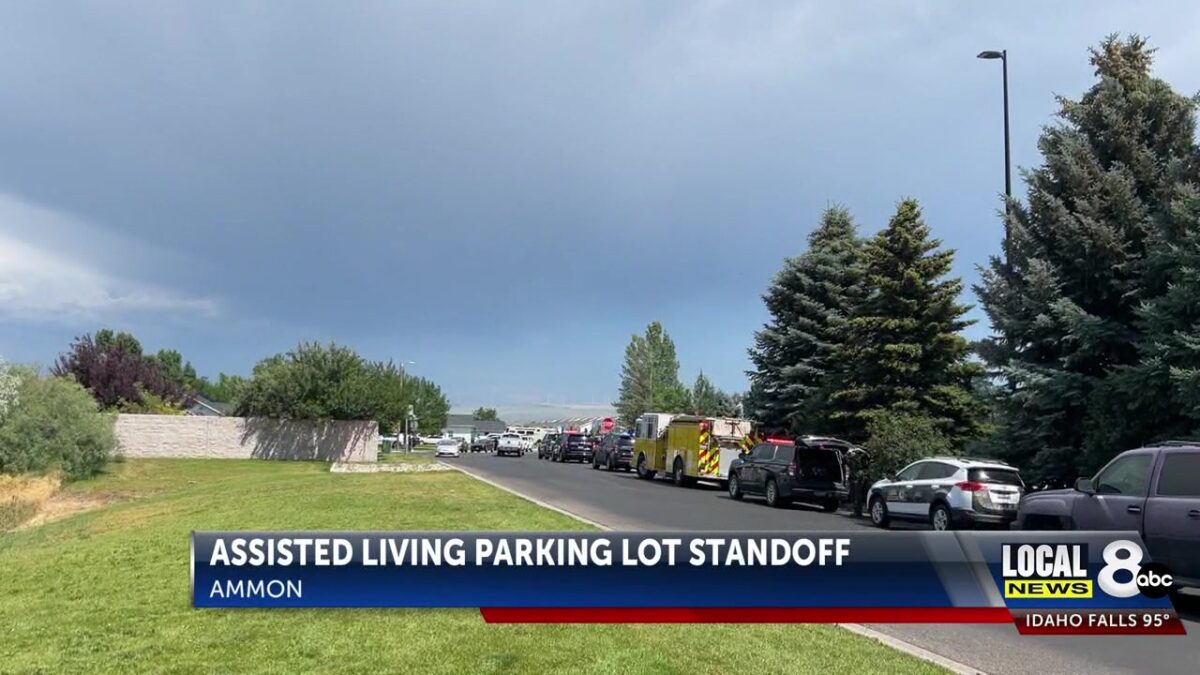 Suspect rushed to the hospital after self-inflicted shooting ends standoff in Ammon