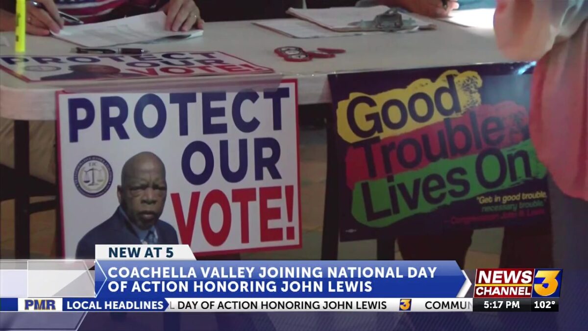 Coachella Valley joining national day of action honoring John Lewis