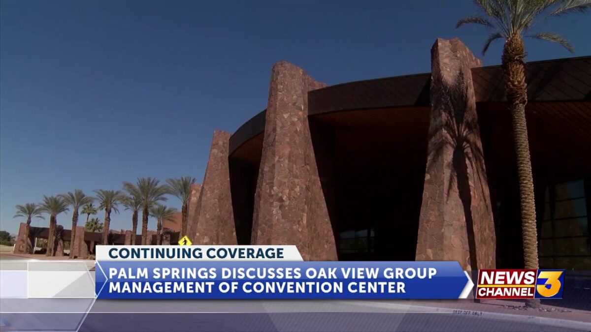 Palm Springs City Council approves OVG to take over PS Convention Center