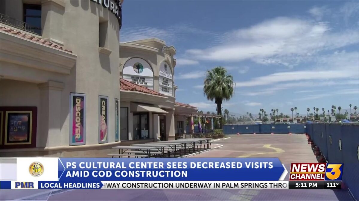 Palm Springs Cultural Center reminds people it’s still open despite COD campus construction