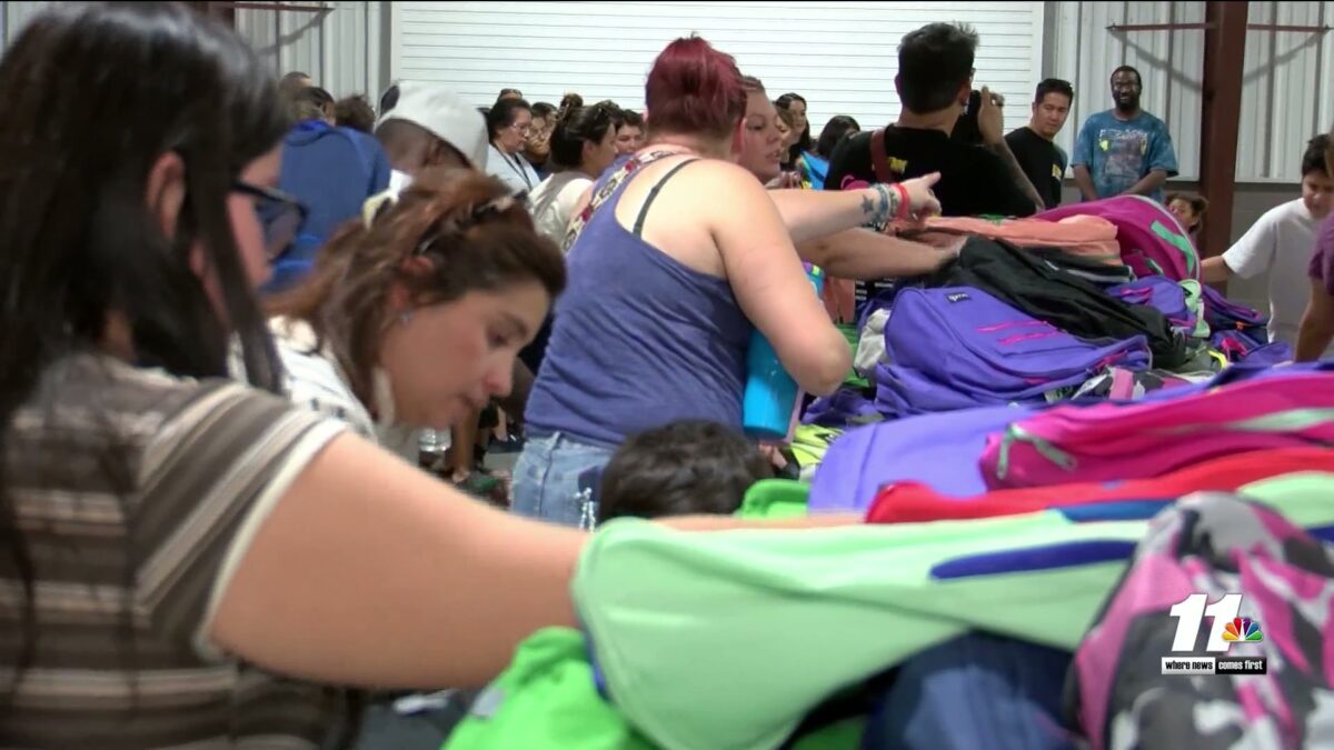 Lerner & Rowe give back to the Yuma community with backpack giveaway