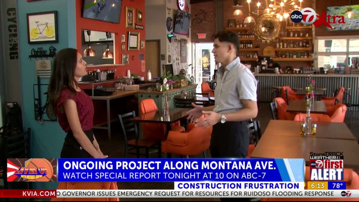 Construction along Montana Ave. continues; some businesses feel the impact