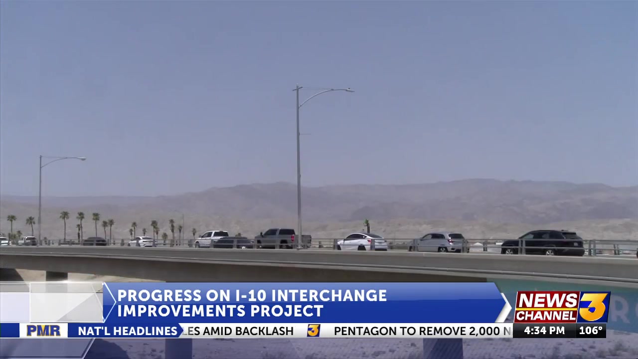 City of Indio shares progress on I-10 interchange improvements project