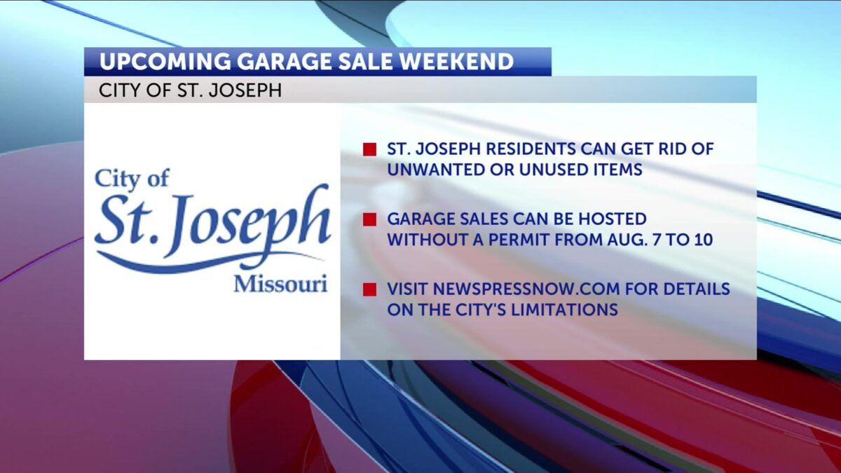 City announces dates for Garage Sale Weekend