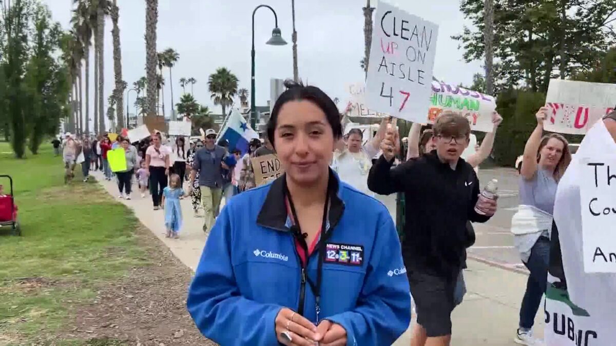 Carpinteria Indivisible holds”ICE out of Carp!” protest Saturday