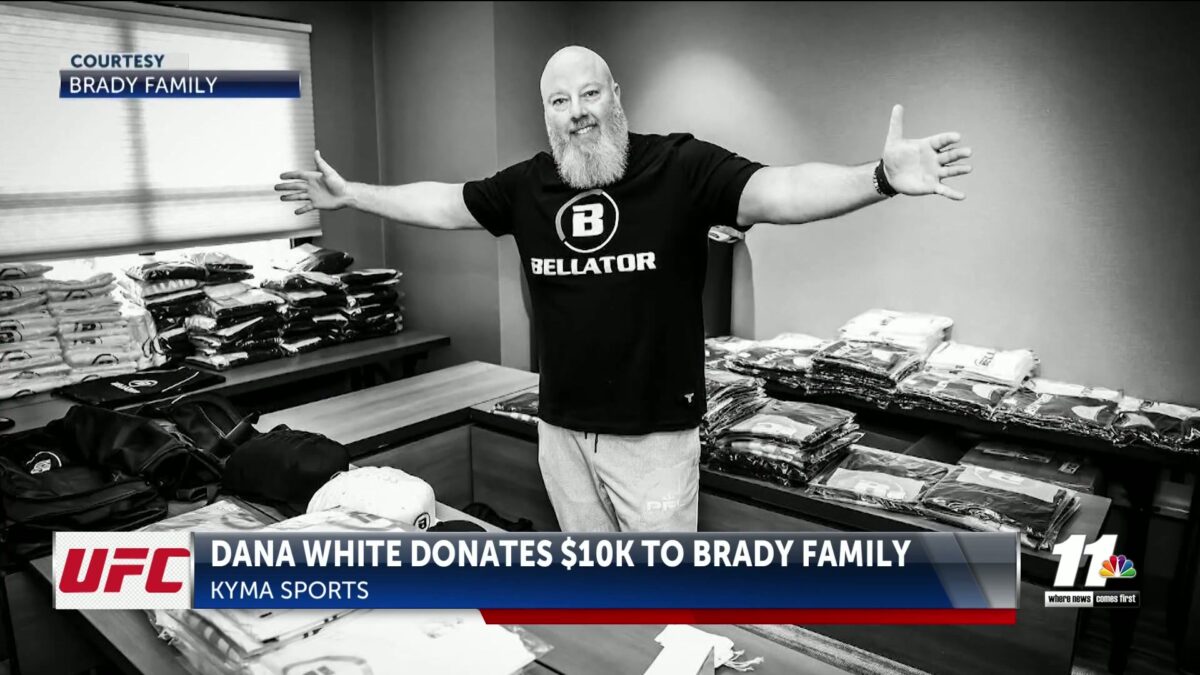 UFC CEO Dana White donates $10