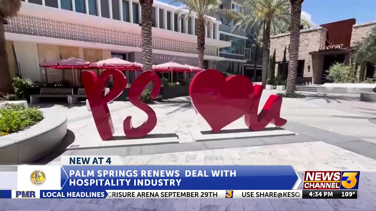 Palm Springs renews deal with local hospitality industry