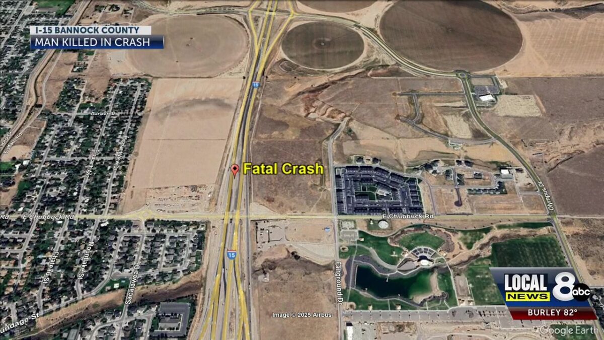 Coroner identifies Blackfoot man killed in I-15 crash north of Chubbuck