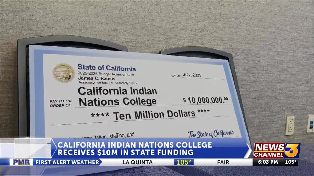 California Indian Nations College on track to become state’s only federally accredited tribal college