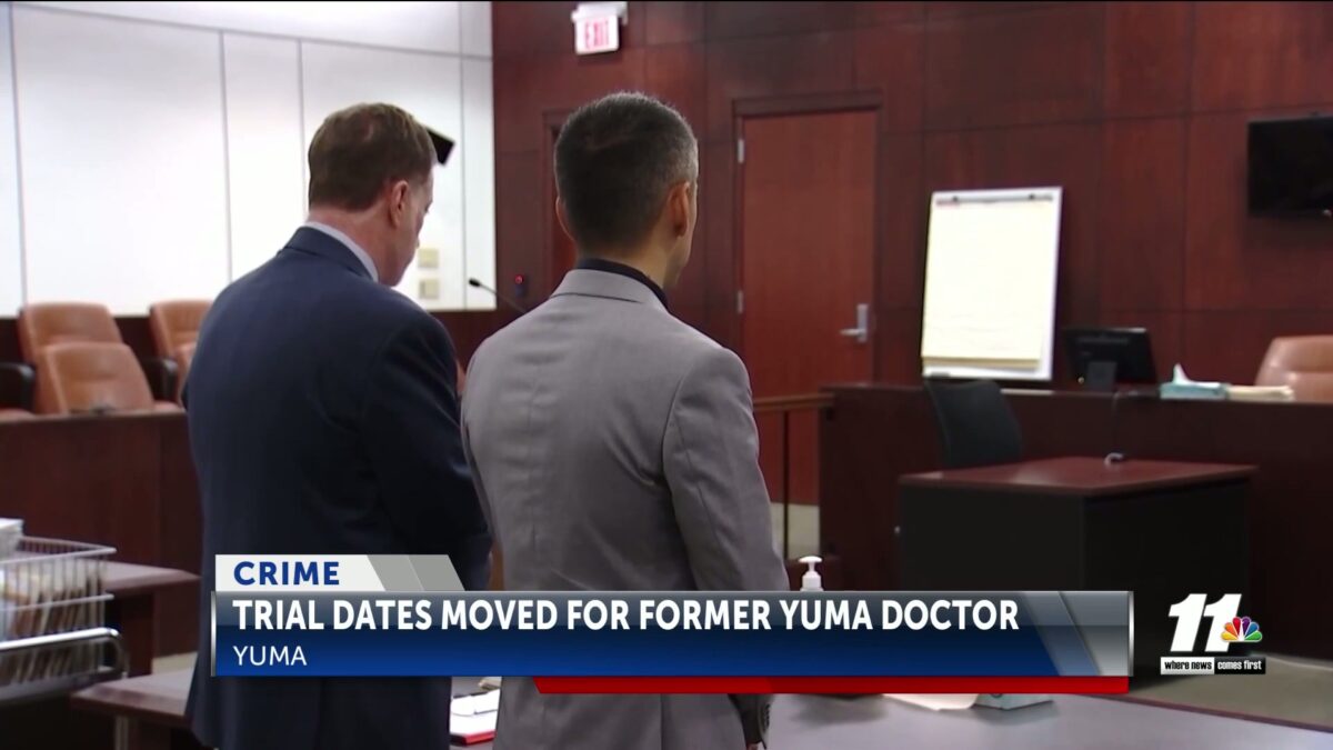 Trial delayed for former Yuma doctor accused of sexually abusing his patients