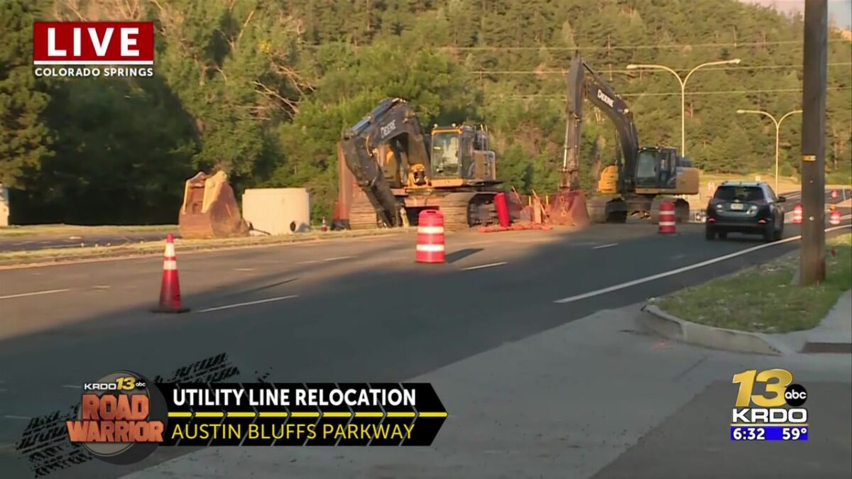 More traffic impacts from another utility project on same segment of Austin Bluffs Parkway in Colorado Springs