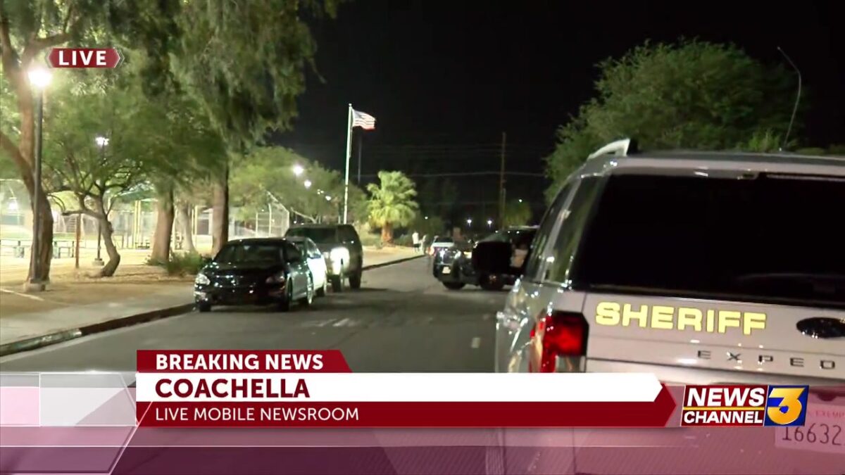 Heavy law enforcement presence