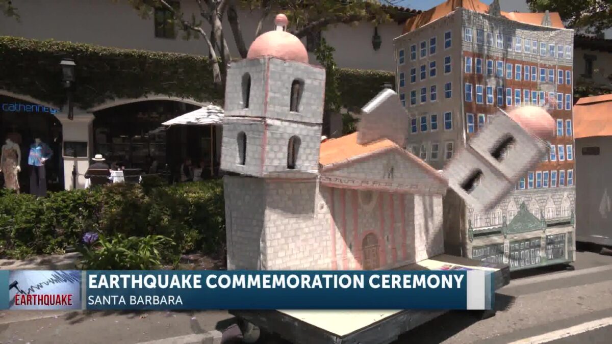 Earthquake Commemoration Ceremony for deadly quake 100 years ago