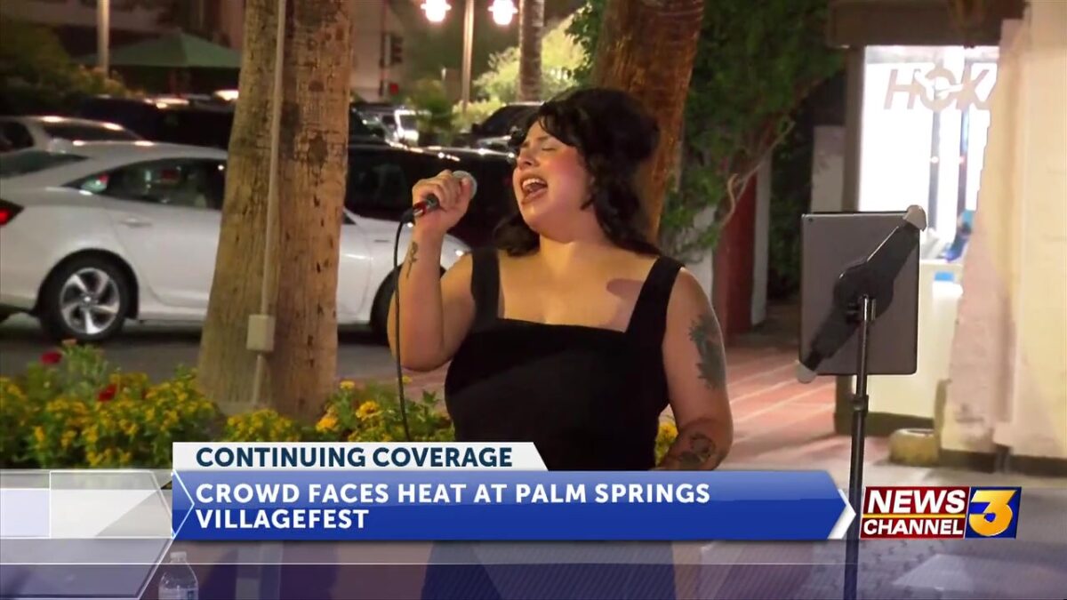 Crowd faces heat at Palm Springs VillageFest