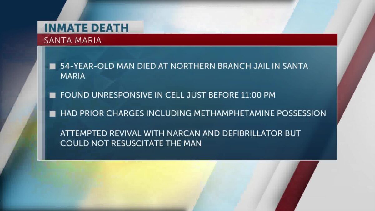 Man in custody found dead at Northern Branch Jail Saturday