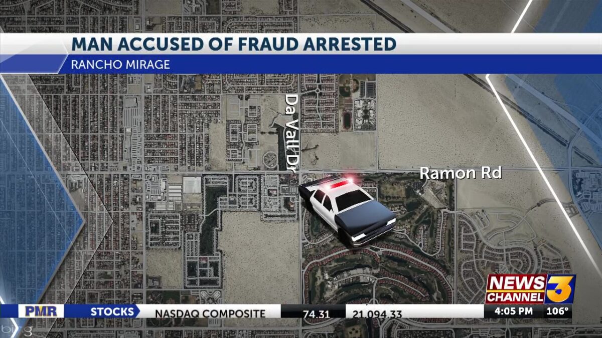 Cathedral City man accused of stealing and using fraudulent checks from former elderly employer