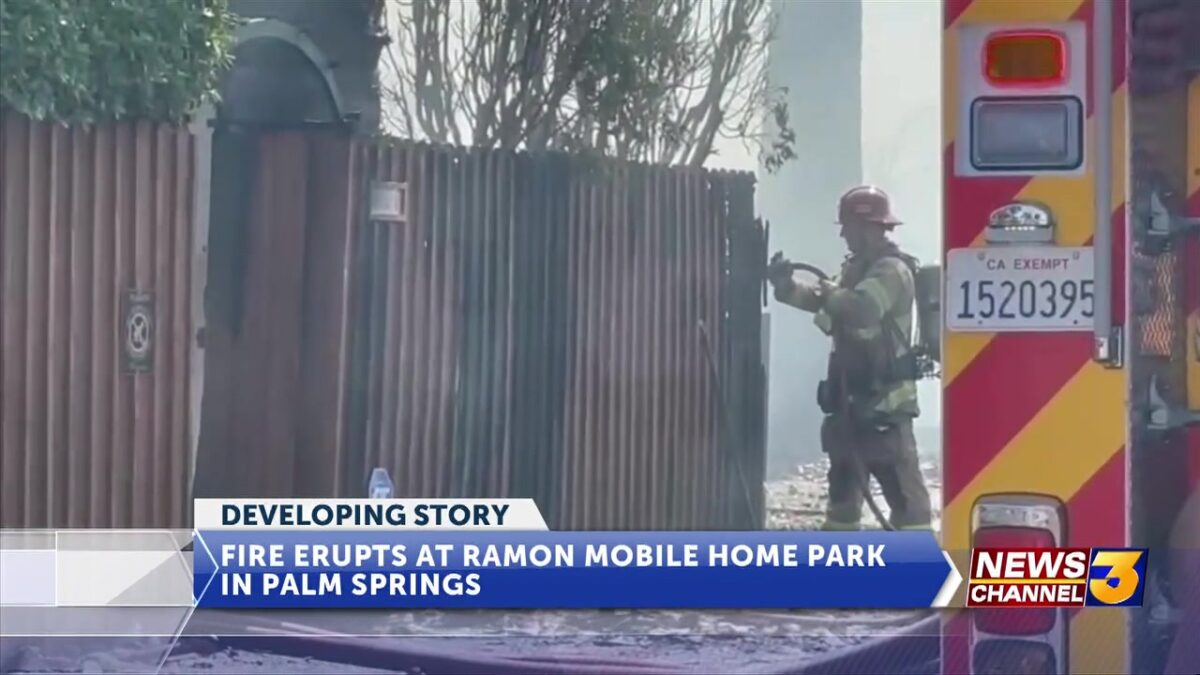 Five homes damaged in Ramon Mobile Home park fire
