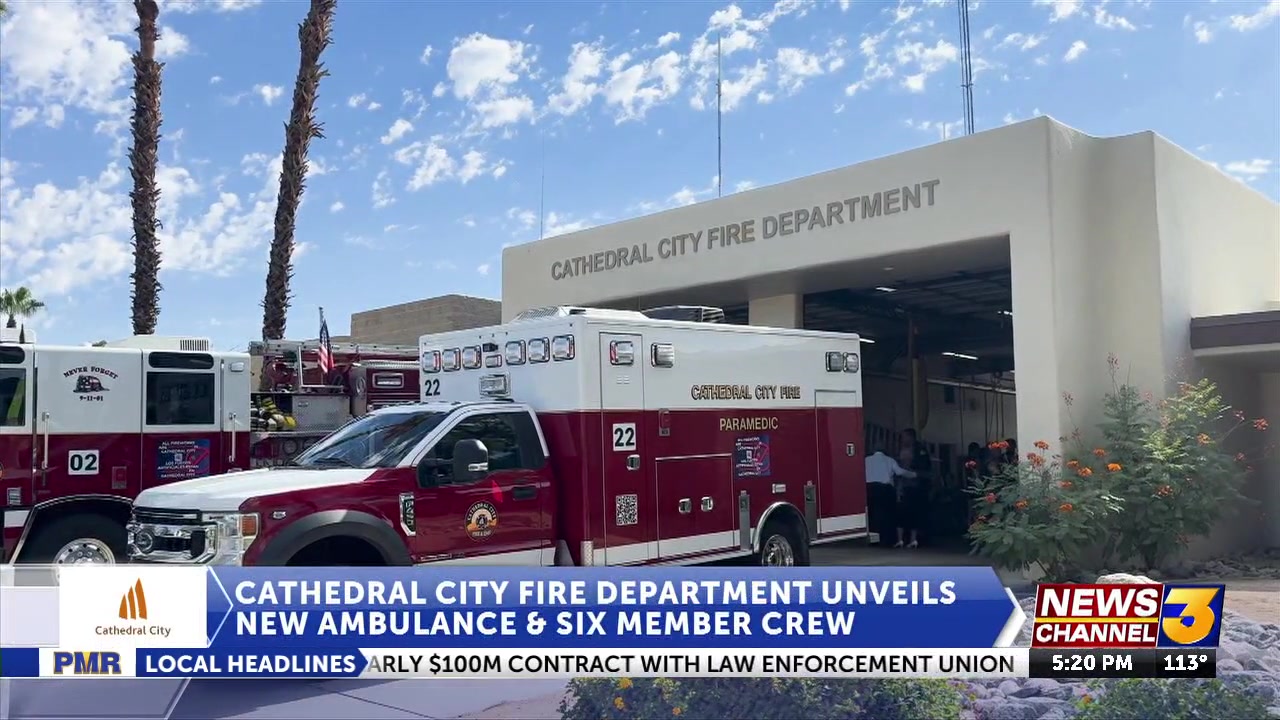 Cathedral City Fire Department adds fourth ambulance to its fleet