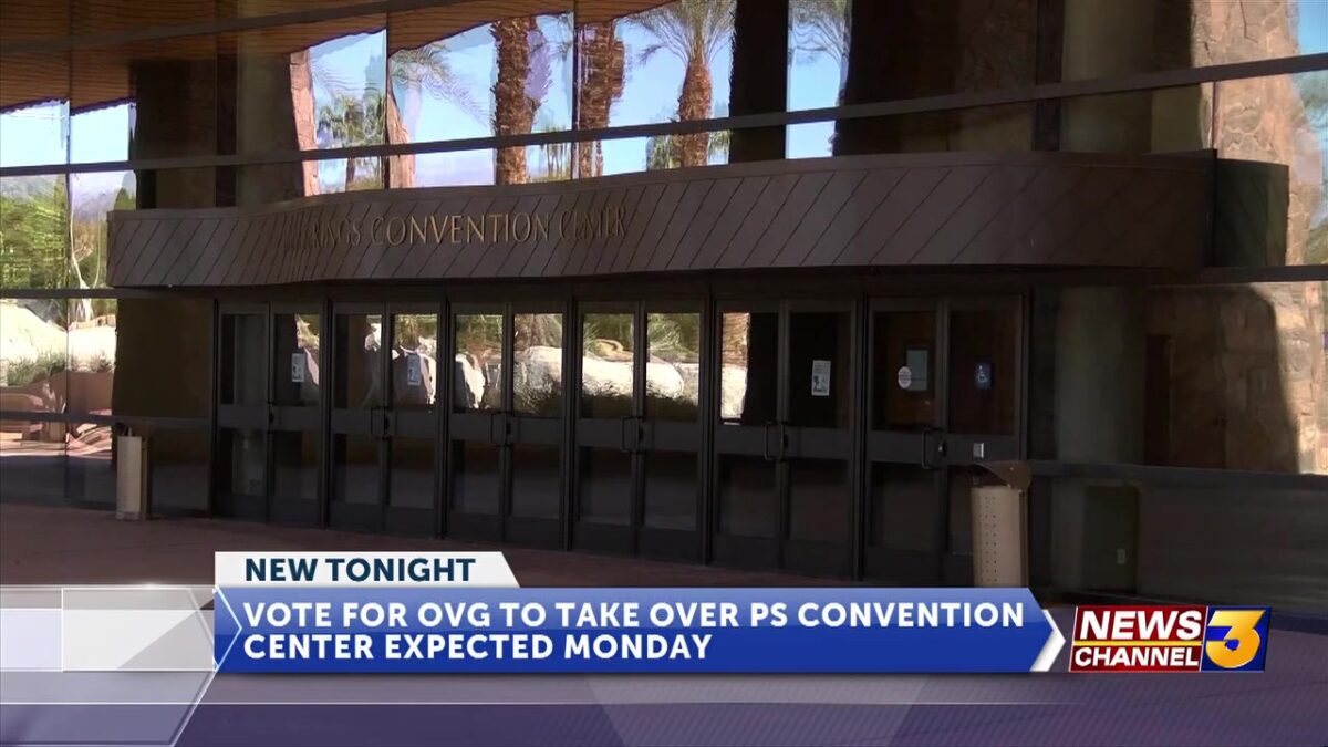 Vote for OVG to take over Palm Springs Convention Center expected Monday