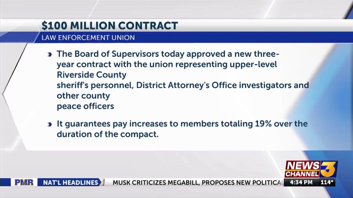 County board approves nearly $100M contract with law enforcement union
