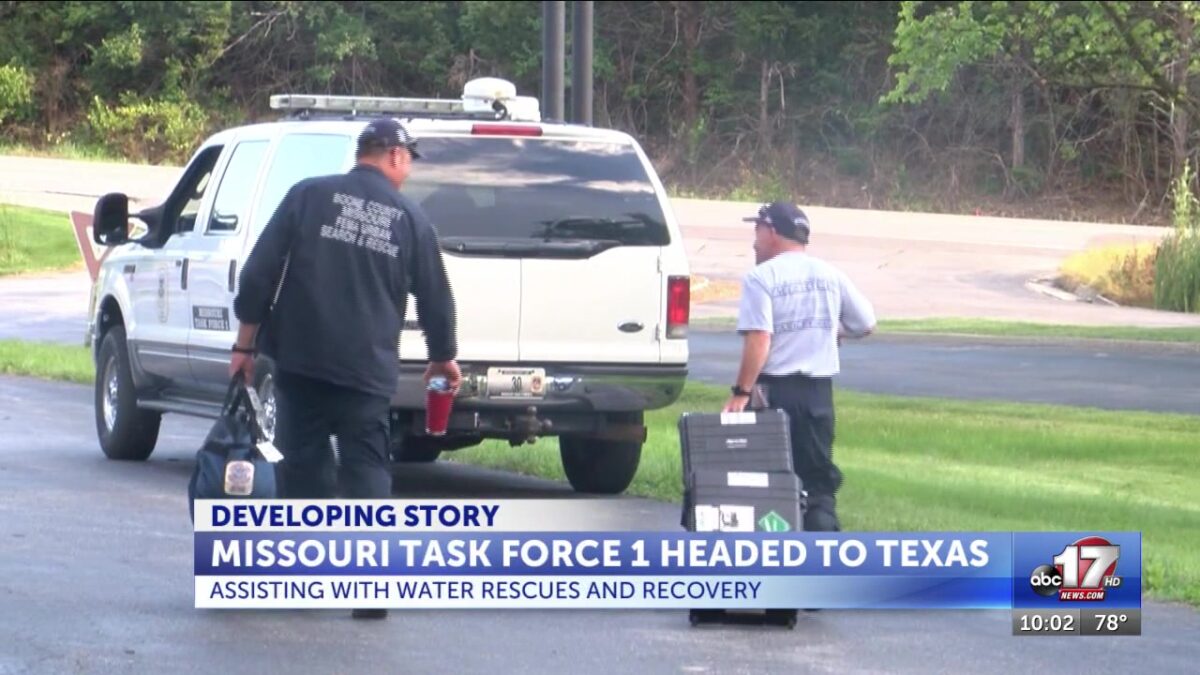 Missouri Task Force 1 to head to Texas to assist with water rescues