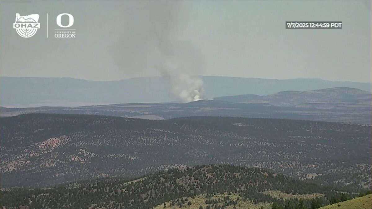 Crook County fire grows to 450 acres