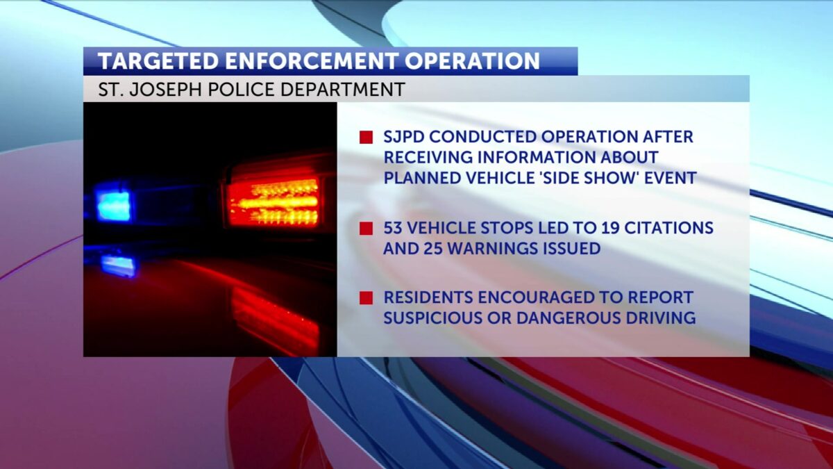 SJPD conducts targeted traffic enforcement in response to ‘side show’ event
