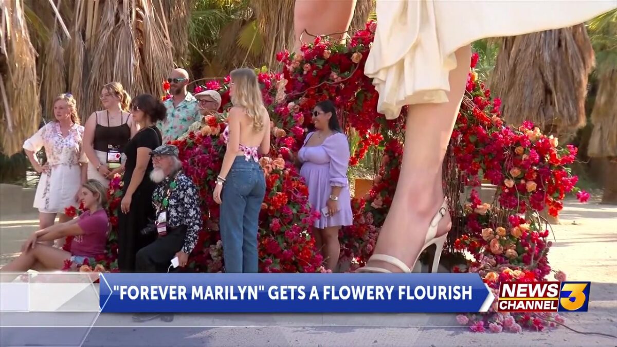 Forever Marilyn steps into a garden for AIFD ‘Blooms Over’ program