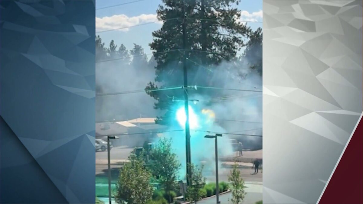 Downed power line sparks fire near Century Drive in Bend
