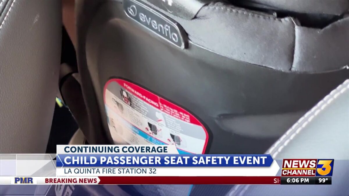 Local agencies host free child passenger seat safety event for residents