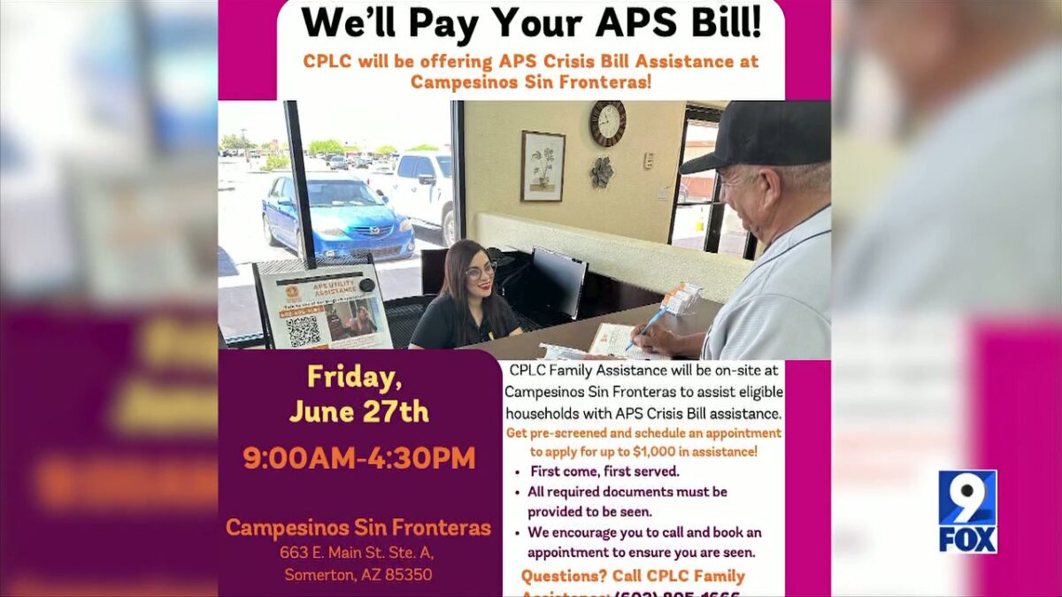 Local organization offering APS energy bill relief