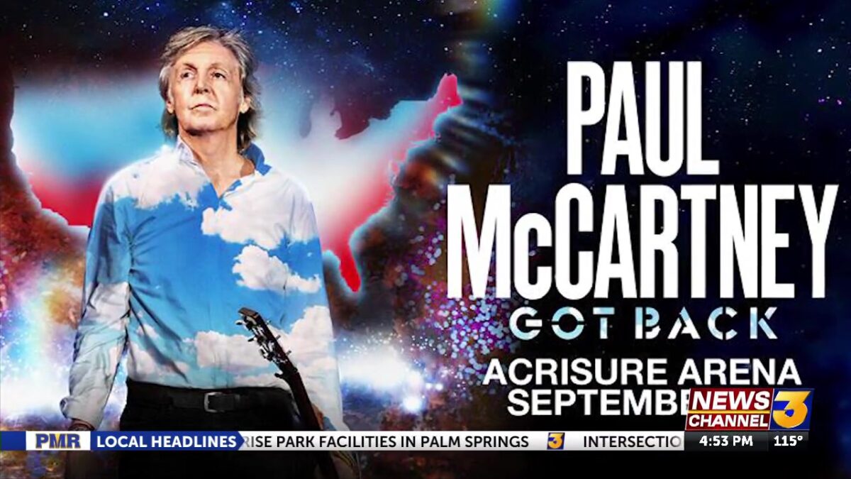 Sir Paul McCartney to kick off 2025 tour at Acrisure Arena in September