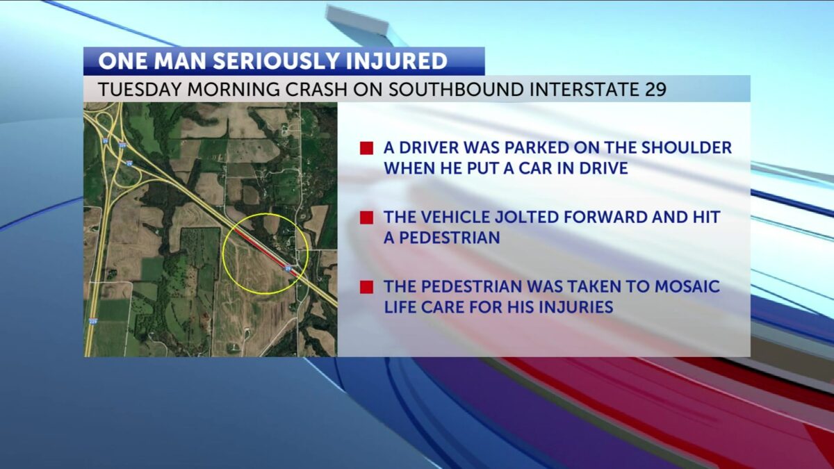 One man seriously injured after being struck by a vehicle