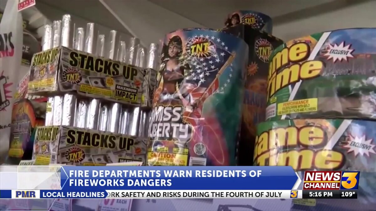 Coachella Valley fire officials warn residents about firework safety and risks during the Fourth of July