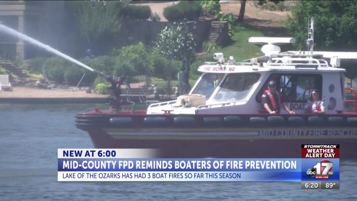Mid-County FPD reminds boaters to stay safe after 3 boat fires reported since end of June