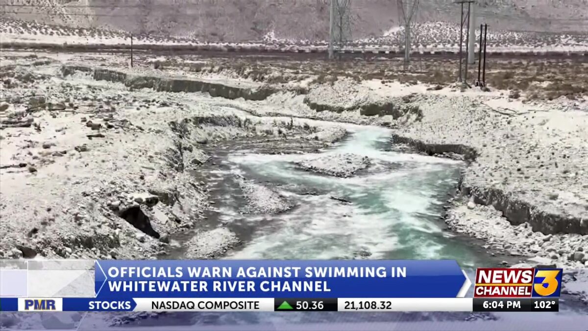 Officials warn against swimming in Whitewater River Channel