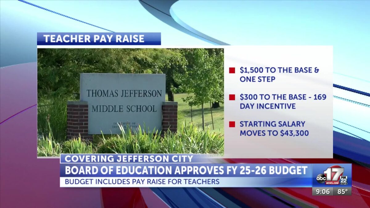 JC Board of Education approves largest teacher base pay bump in 17 years