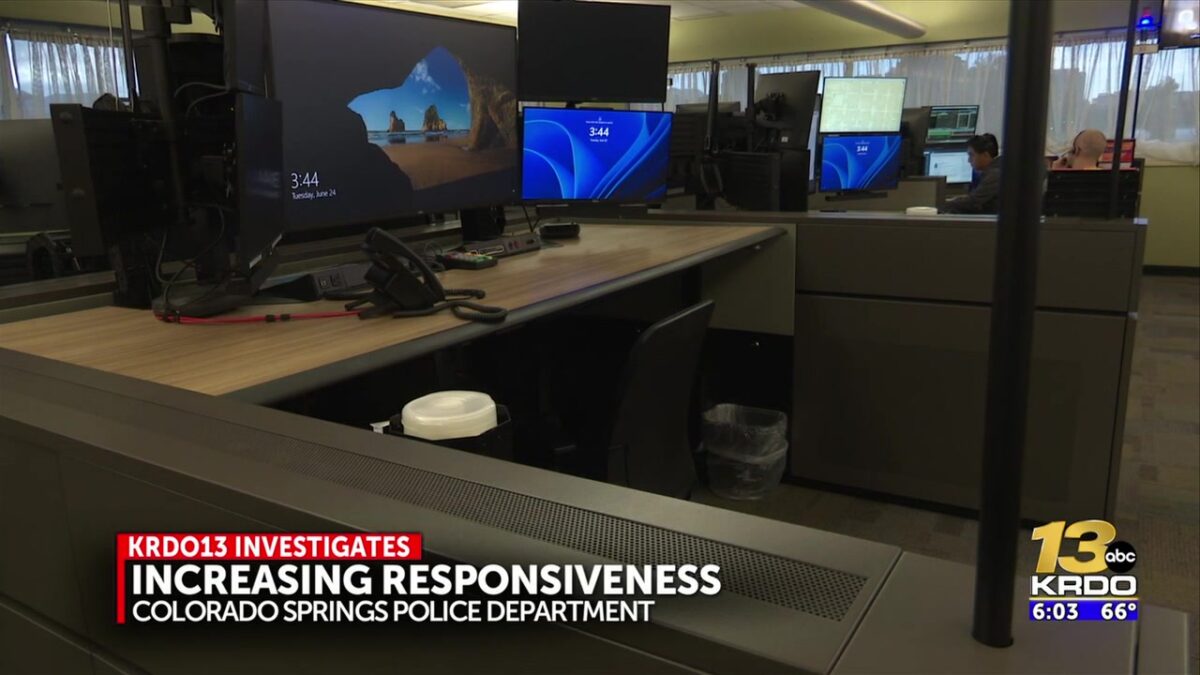 Colorado Springs Police 911 call center shortens call pick up times significantly